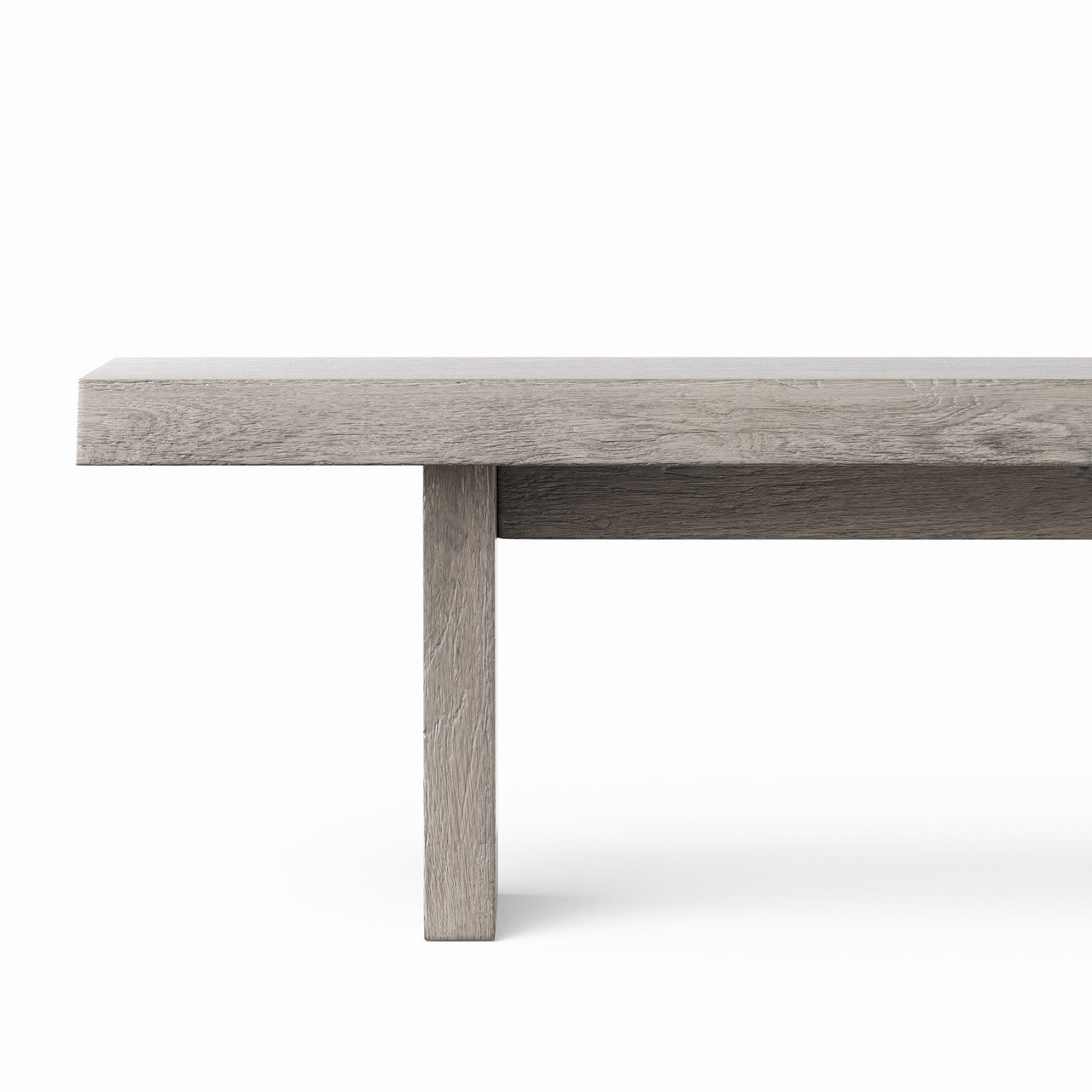 Brooks - Bench - 102" - Sandblasted Grey Frame