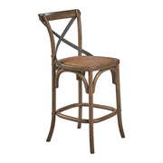 Bentwood Counter Stool w/ Metal Back - 20'