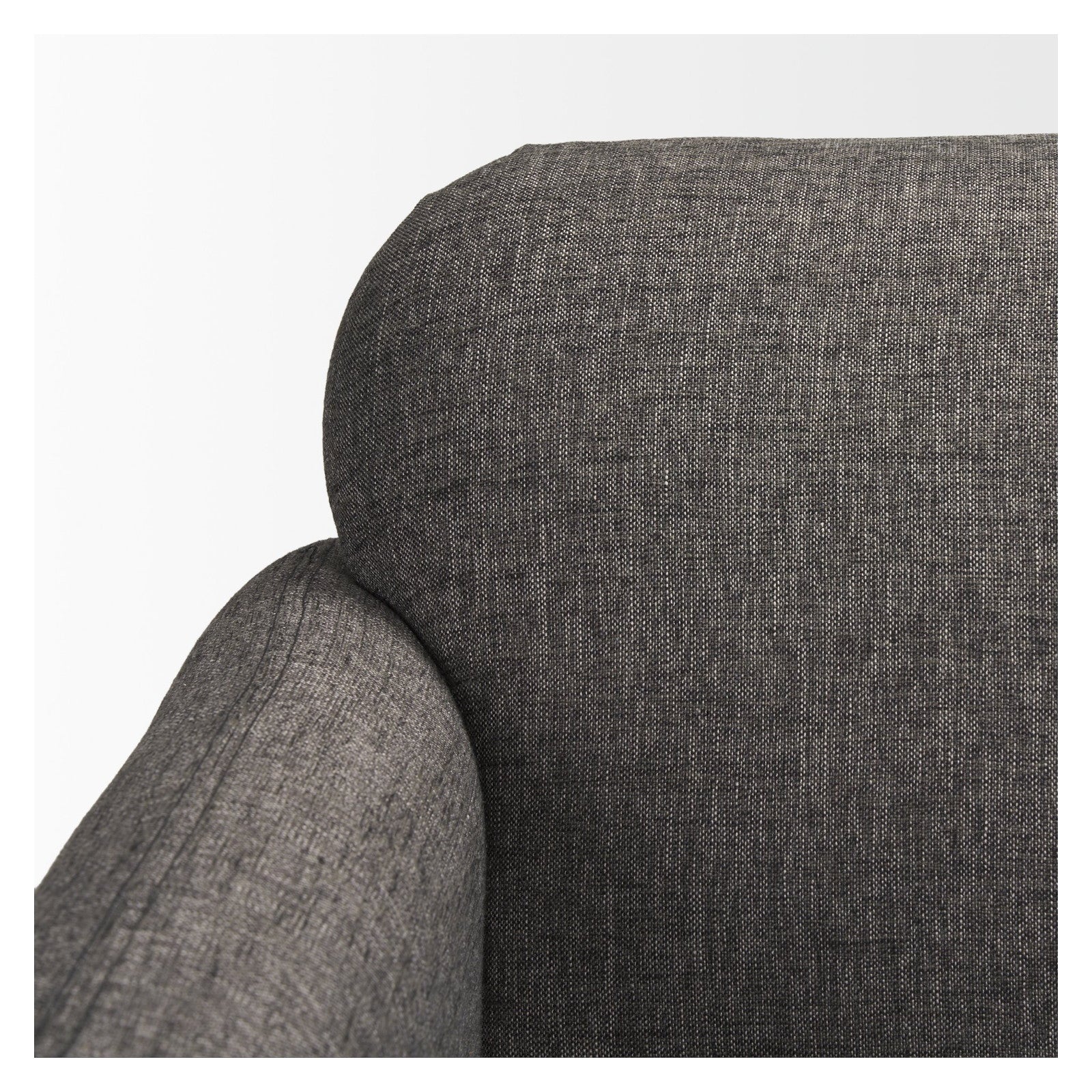 Hale Sofa W/ Medium Brown Wood and Gray Fabric by Mercana at ZIN Home