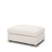 Halston Small Ottoman Oatmeal Performance Fabric by Mercana at ZIN Home