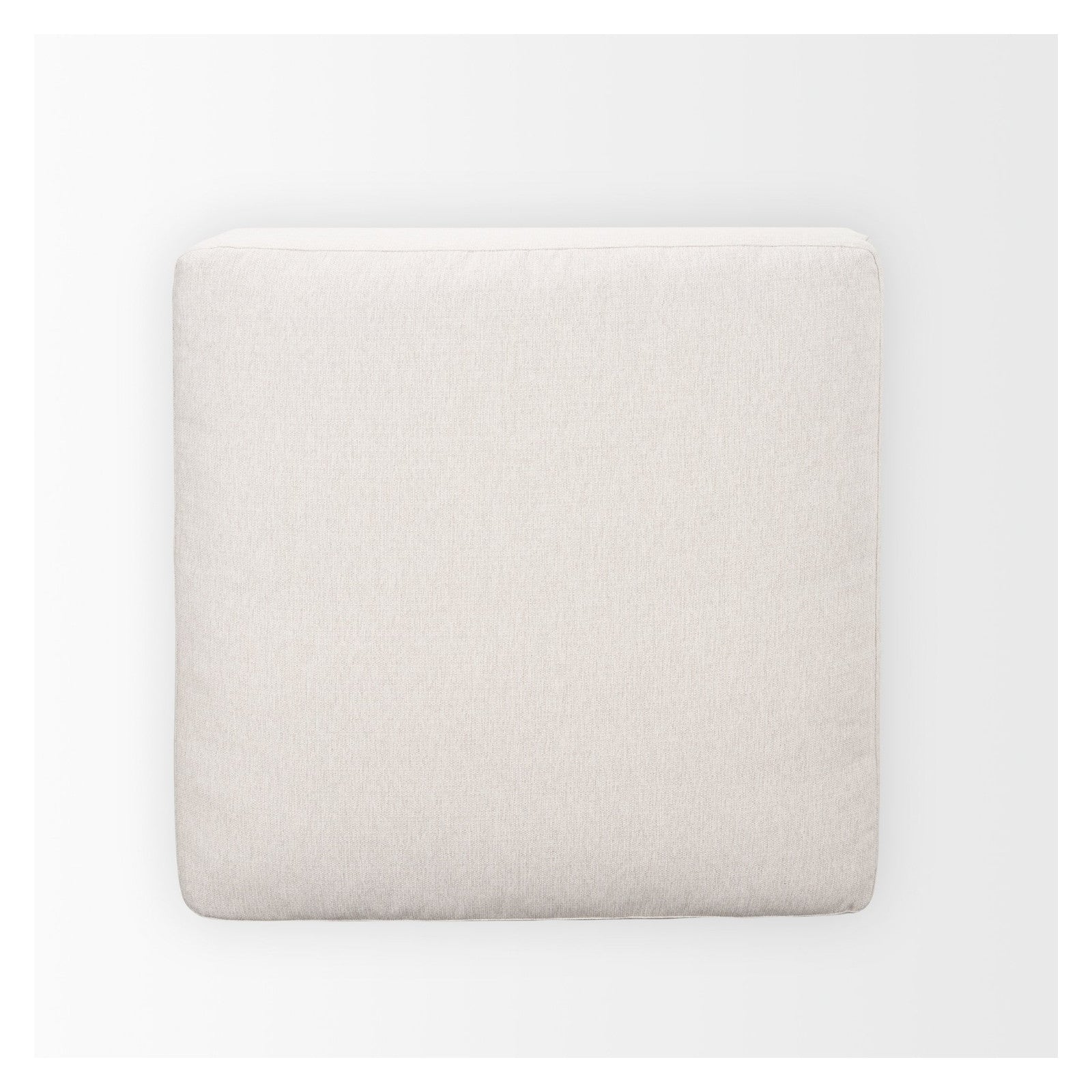 Halston Large Ottoman Oatmeal Performance Fabric by Mercana at ZIN Home
