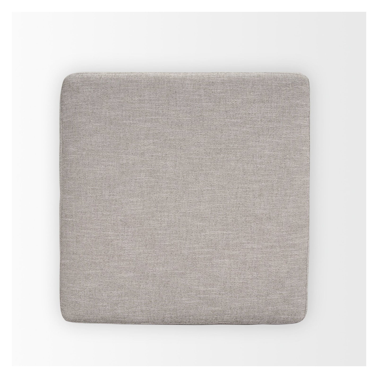Halston Large Ottoman Light Gray Performance Fabric by Mercana at ZIN Home