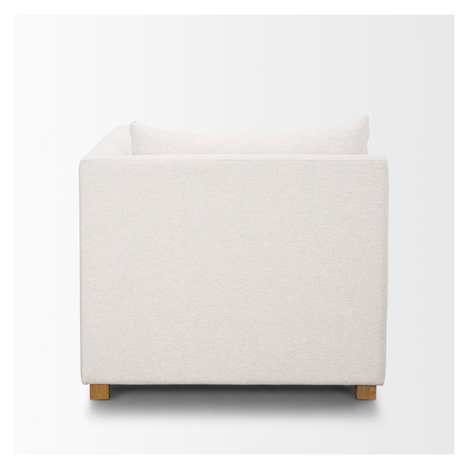 Halston Right Arm Sectional Piece Oatmeal Performance Fabric by Mercana at ZIN Home