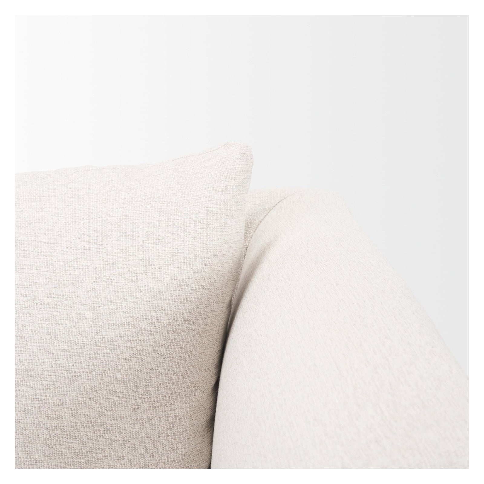 Halston Right Arm Sectional Piece Oatmeal Performance Fabric by Mercana at ZIN Home