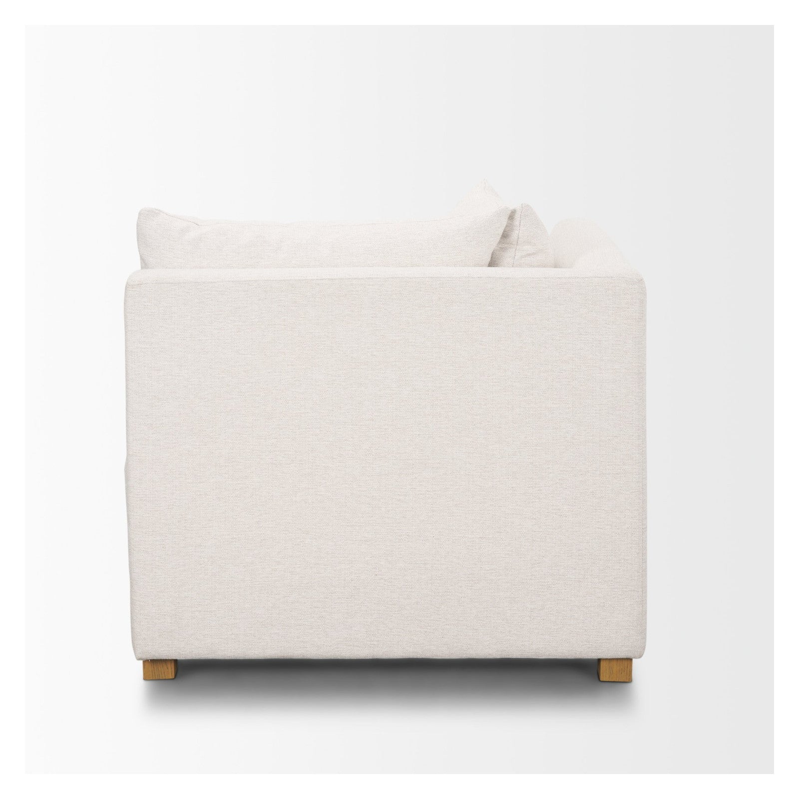Halston Corner Sectional Piece Oatmeal Performance Fabric by Mercana at ZIN Home