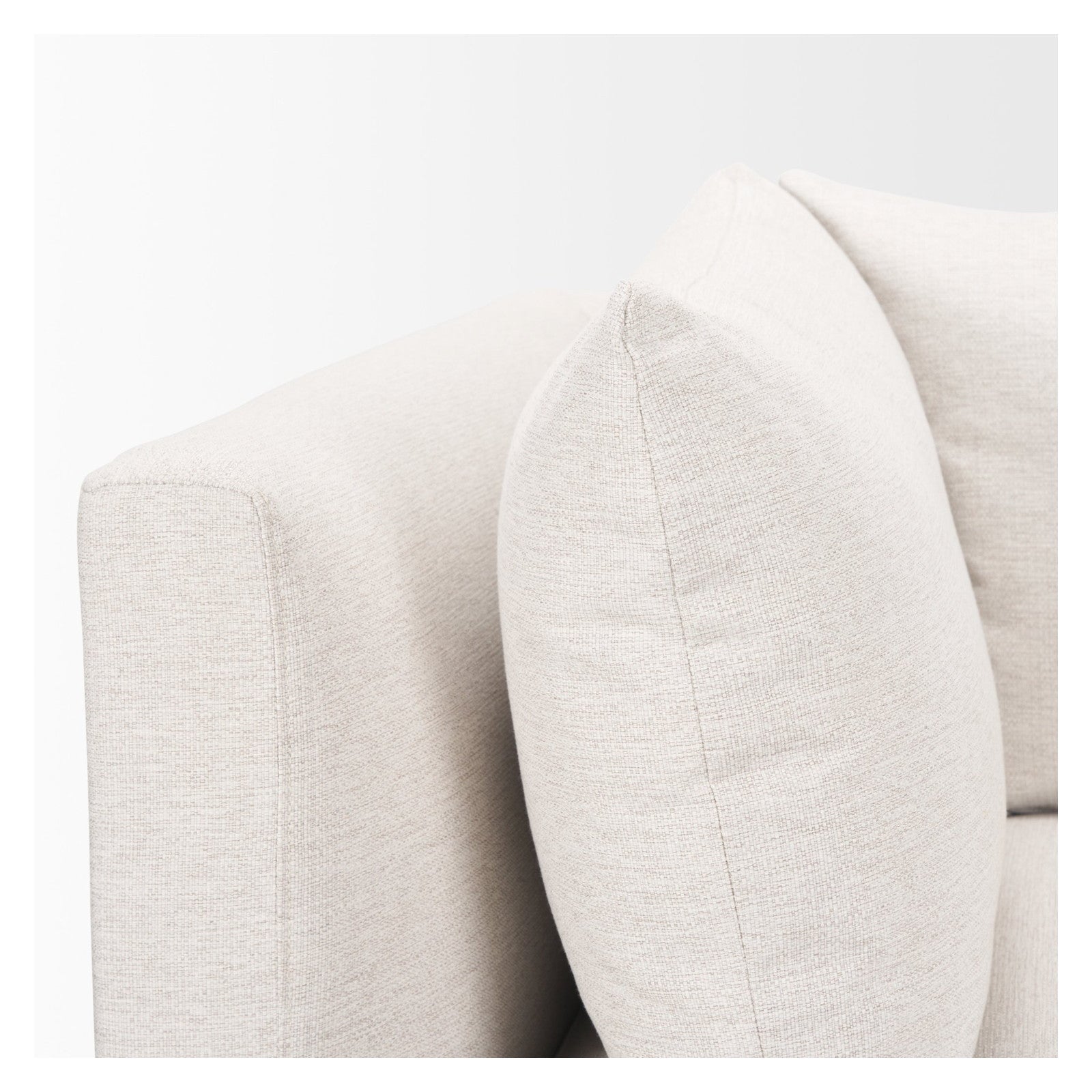 Halston Corner Sectional Piece Oatmeal Performance Fabric by Mercana at ZIN Home