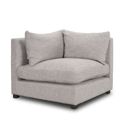 Halston Corner Light Grey Performance Fabric by Mercana at ZIN Home