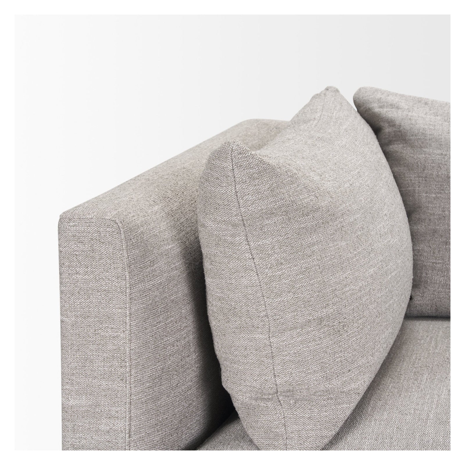 Halston Corner Light Grey Performance Fabric by Mercana at ZIN Home
