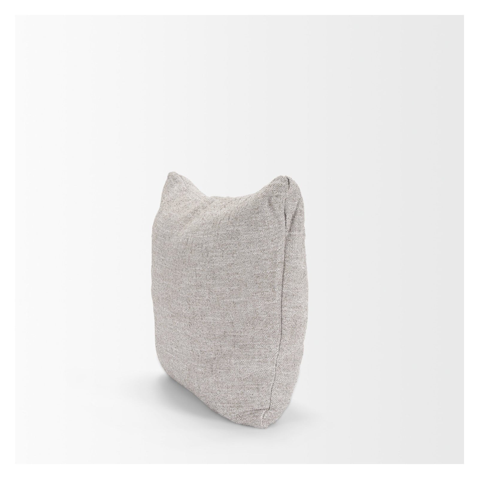 Halston Arm Pillow Light Gray Performance Fabric by Mercana at ZIN Home
