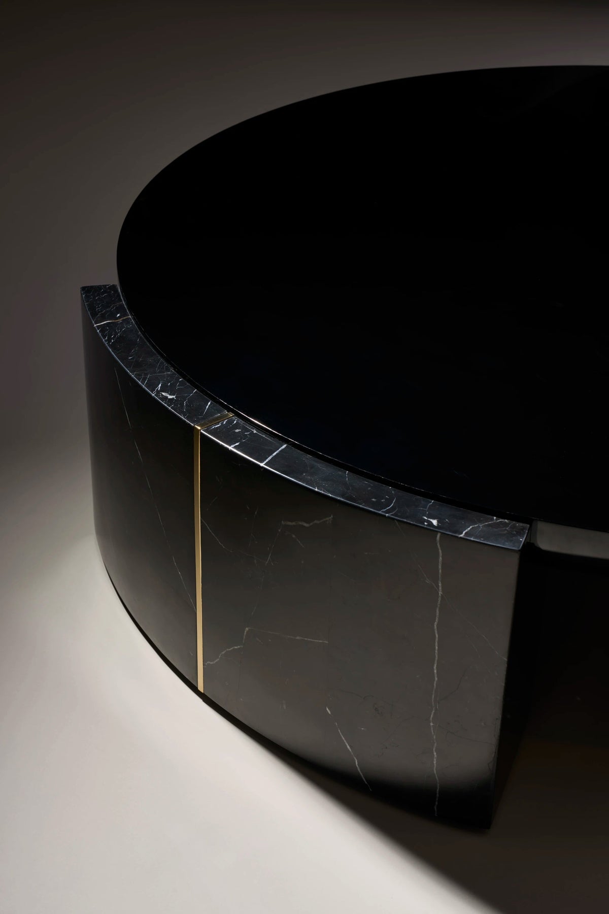 Overlap Round Cocktail Table 48" by Caracole - view 9