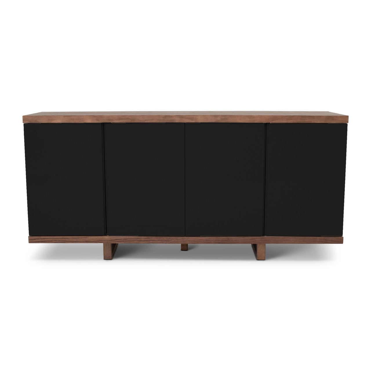 Modern Brazilian - Copany - Buffet - Nogal Frame - Black Doors