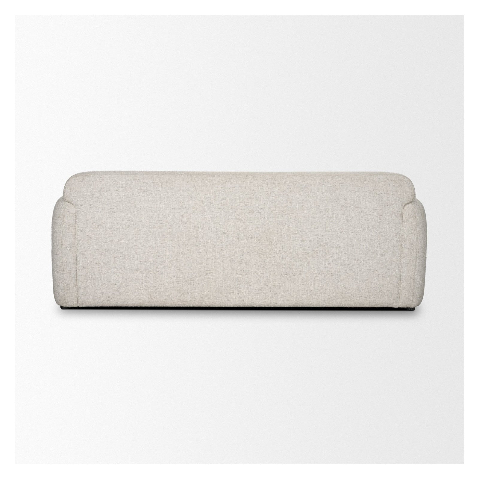 Saga Cream Fabric 3 Seater Sofa by Mercana at ZIN Home