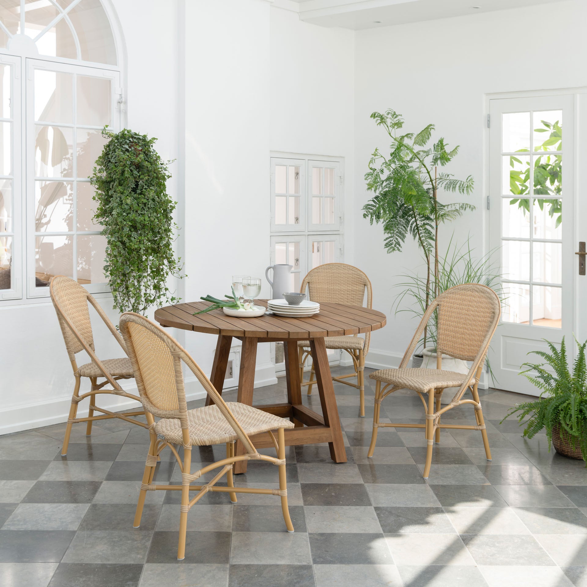 Sofie Outdoor Bistro Side Chair by Sika Design - view 2