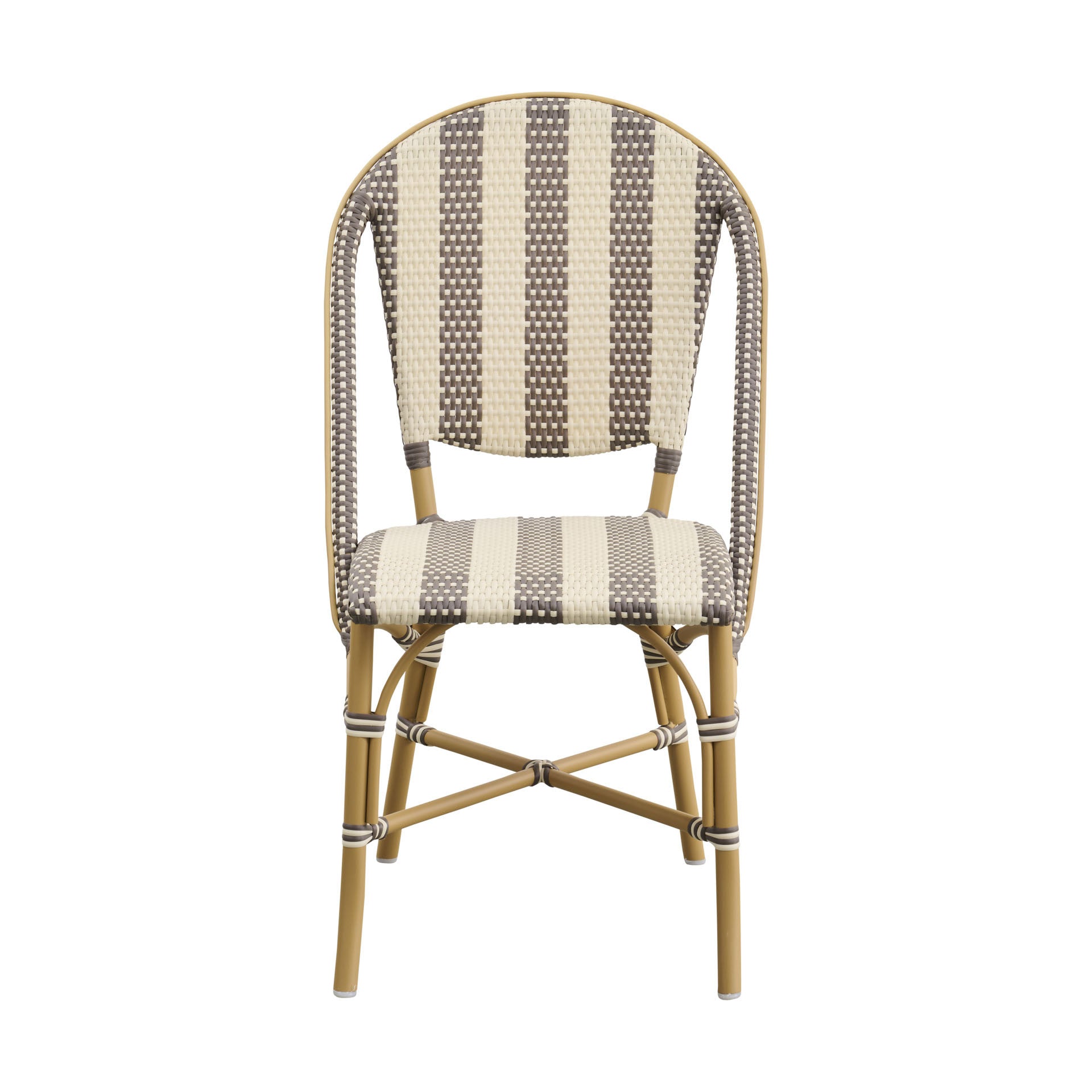 Sofie Outdoor Bistro Side Chair - Stripe by Sika Design - view 3