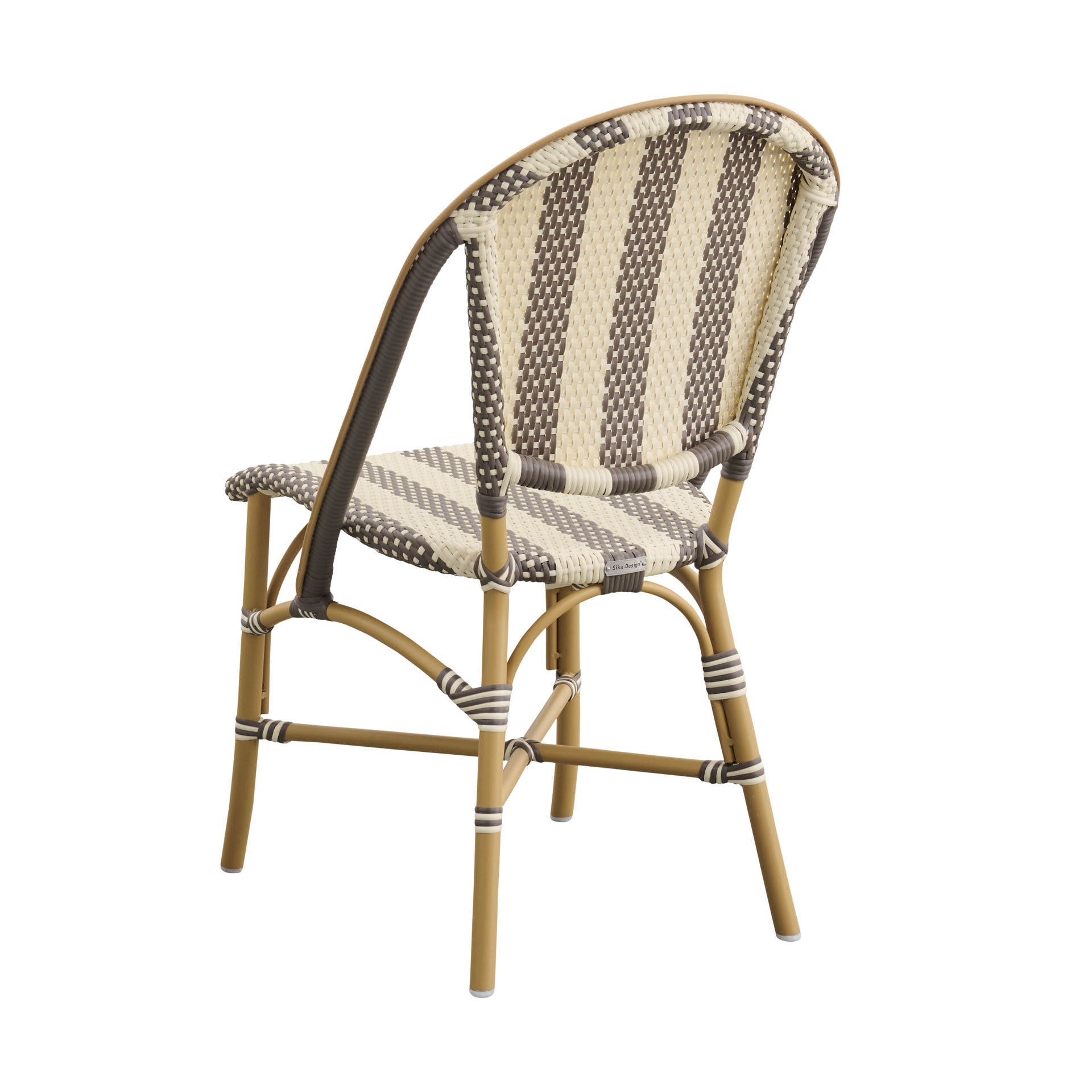 Sofie Outdoor Bistro Side Chair - Stripe by Sika Design - view 7