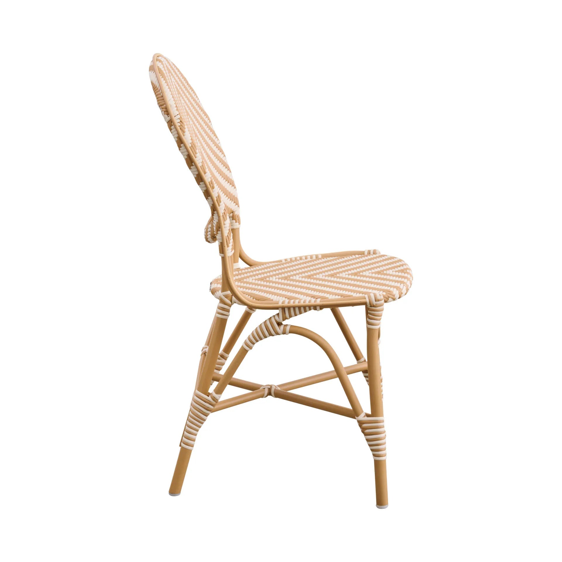 Isabell Outdoor Bistro Side Chair - Chevron by Sika Design - view 5
