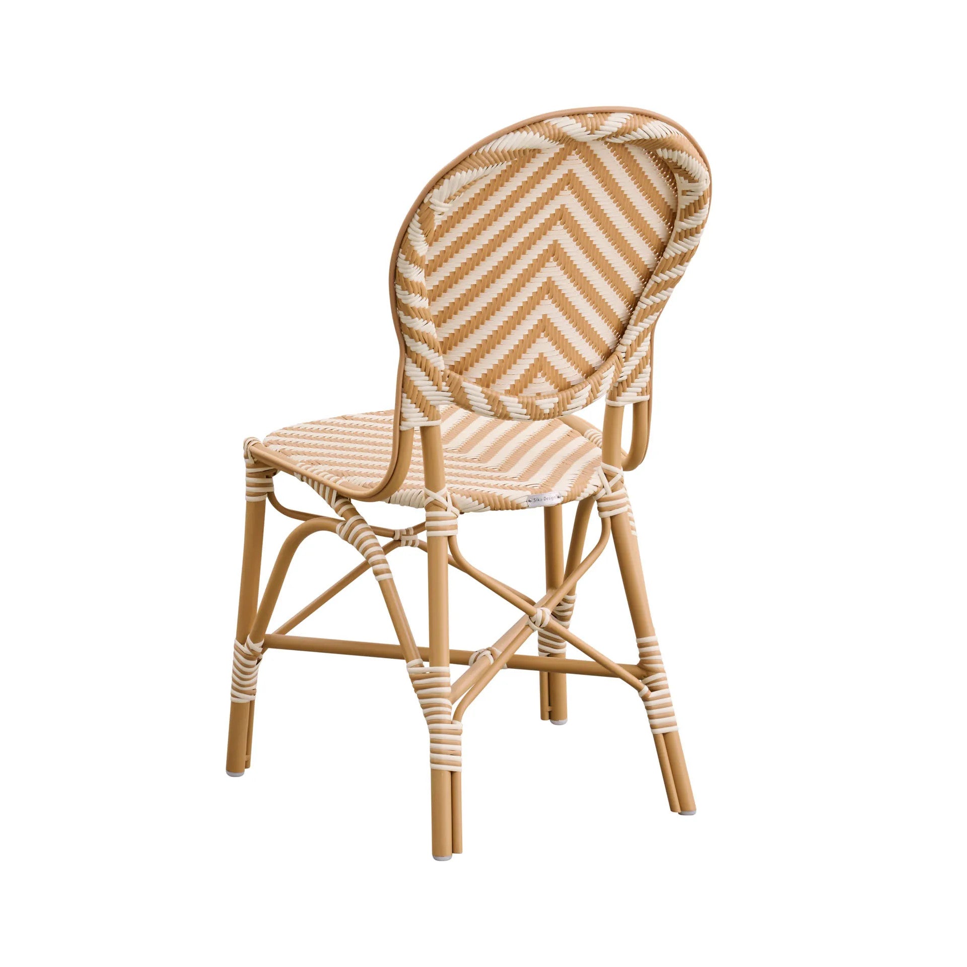 Isabell Outdoor Bistro Side Chair - Chevron by Sika Design - view 6