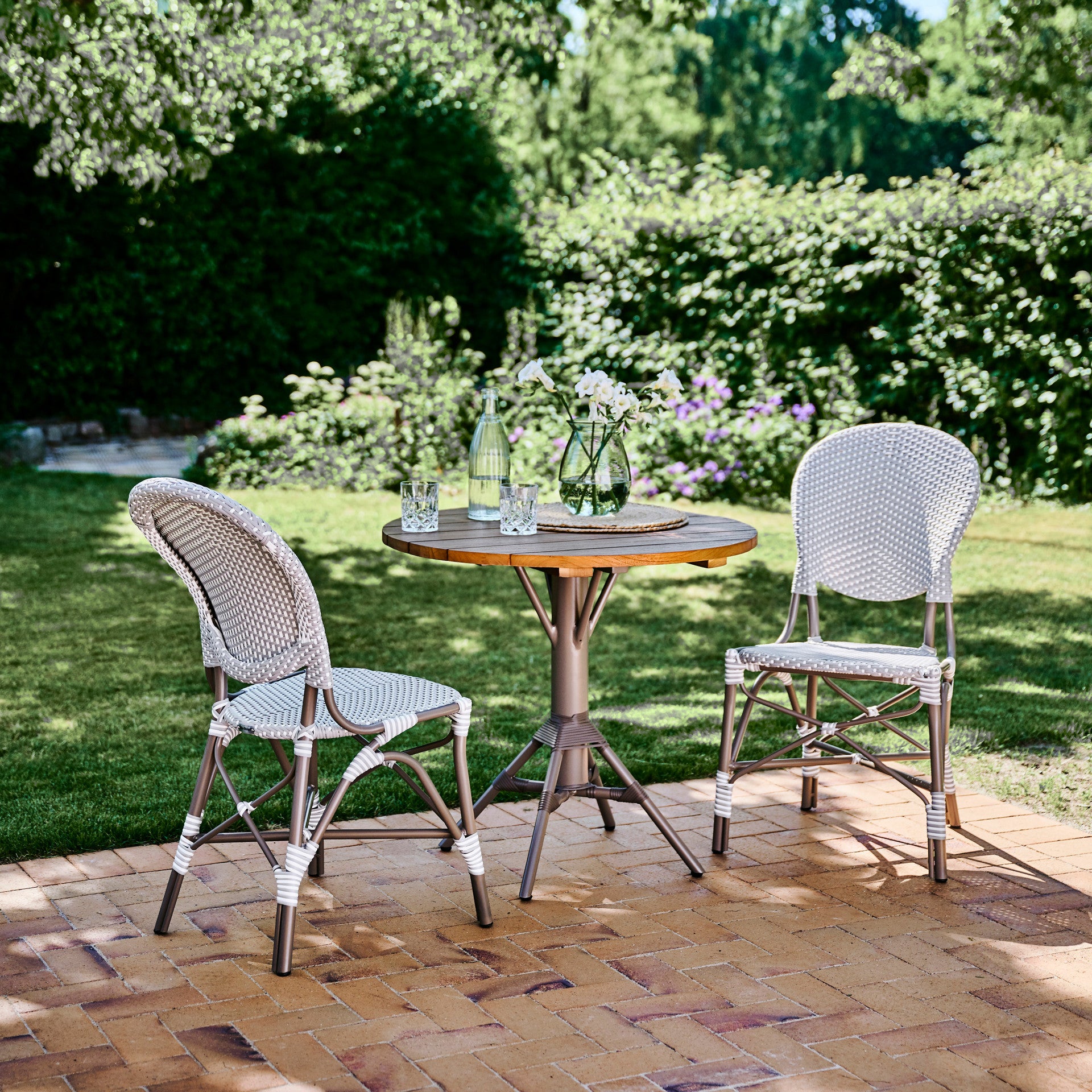 Isabell Outdoor Bistro Side Chair by Sika Design - view 2