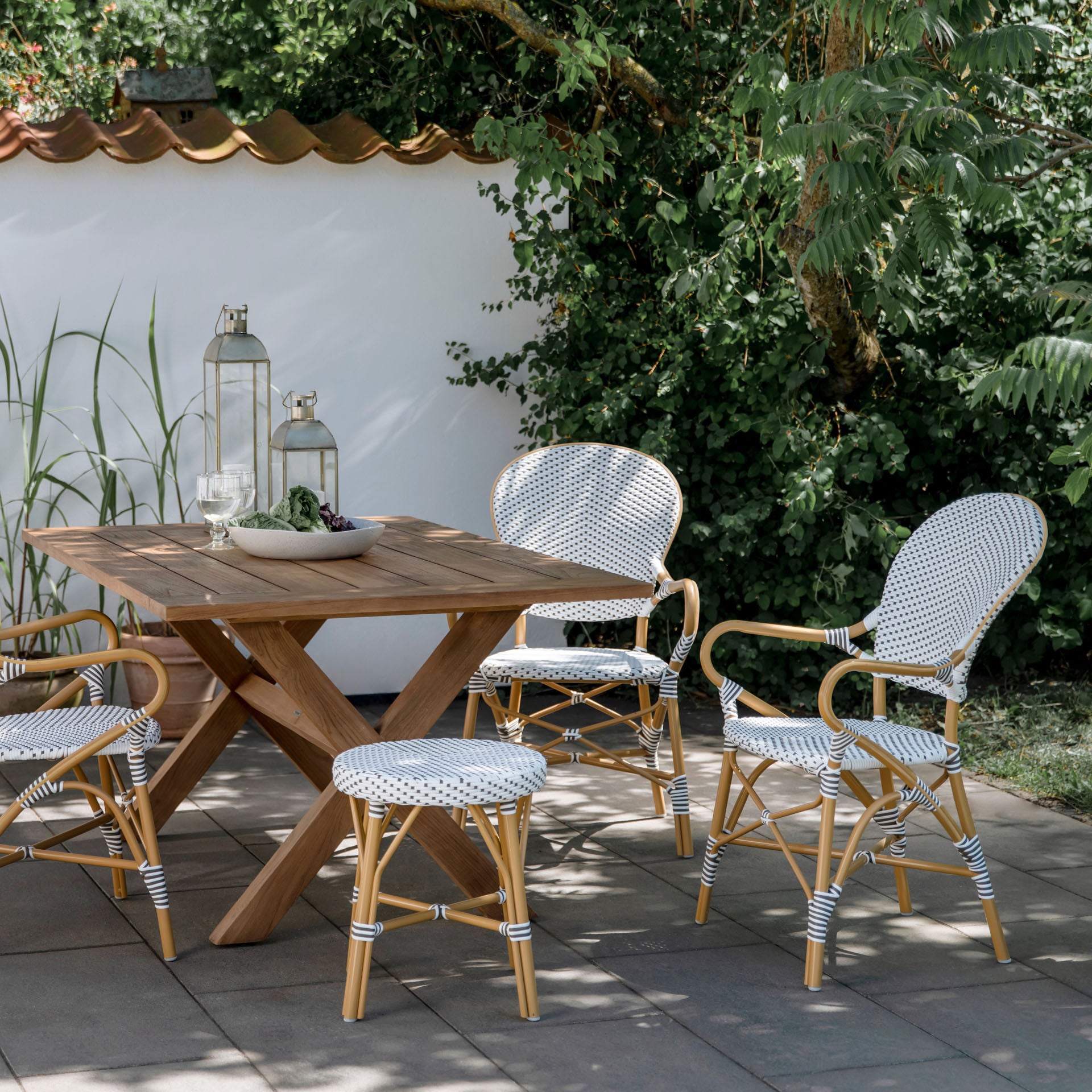 Isabell Outdoor Bistro Arm Chair by Sika Design - view 2
