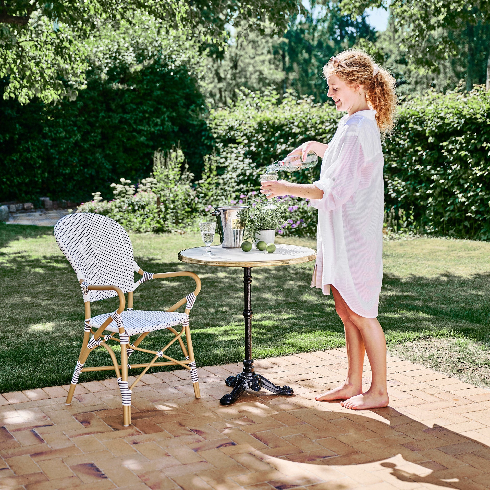 Isabell Outdoor Bistro Arm Chair by Sika Design - view 3