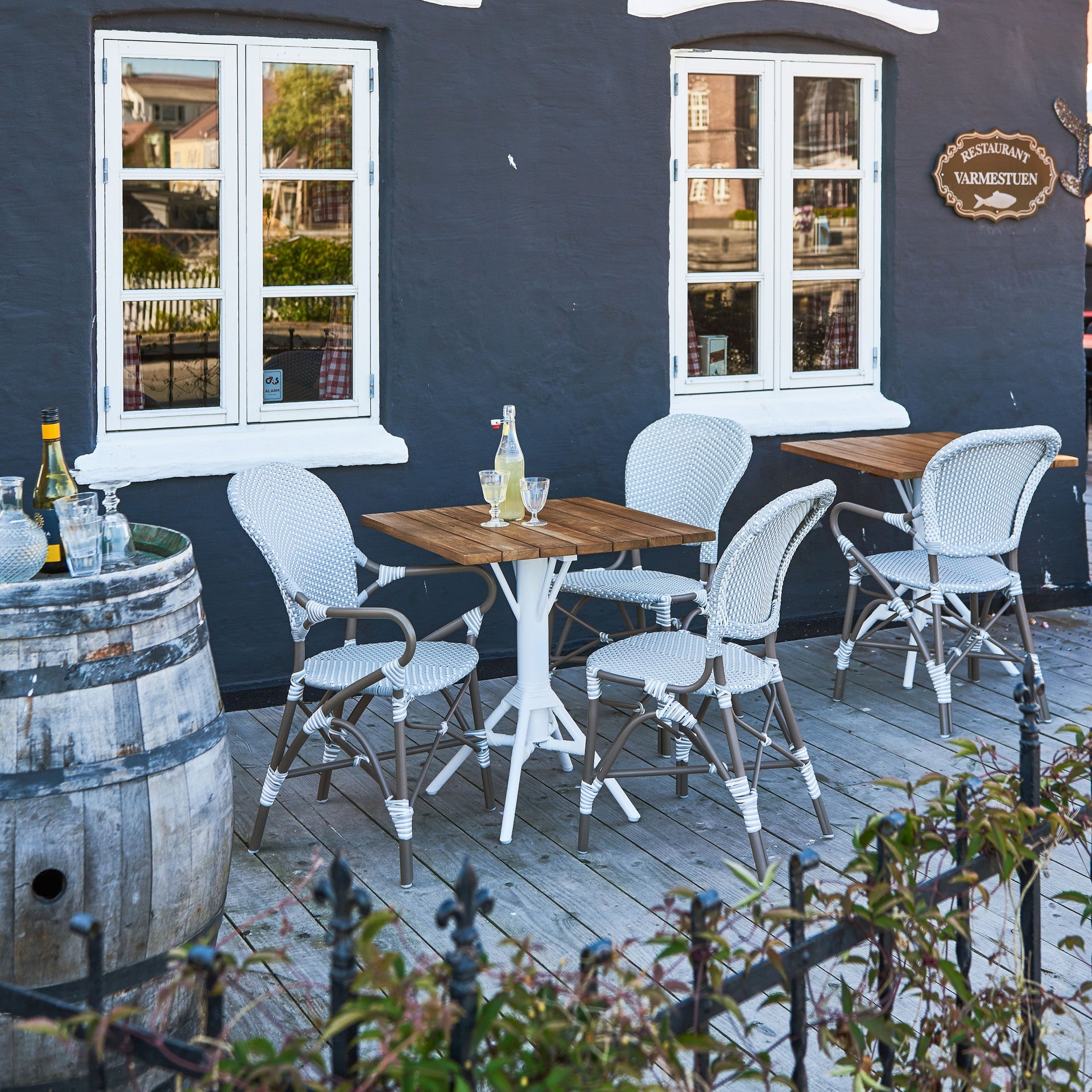 Isabell Outdoor Bistro Arm Chair by Sika Design - view 4