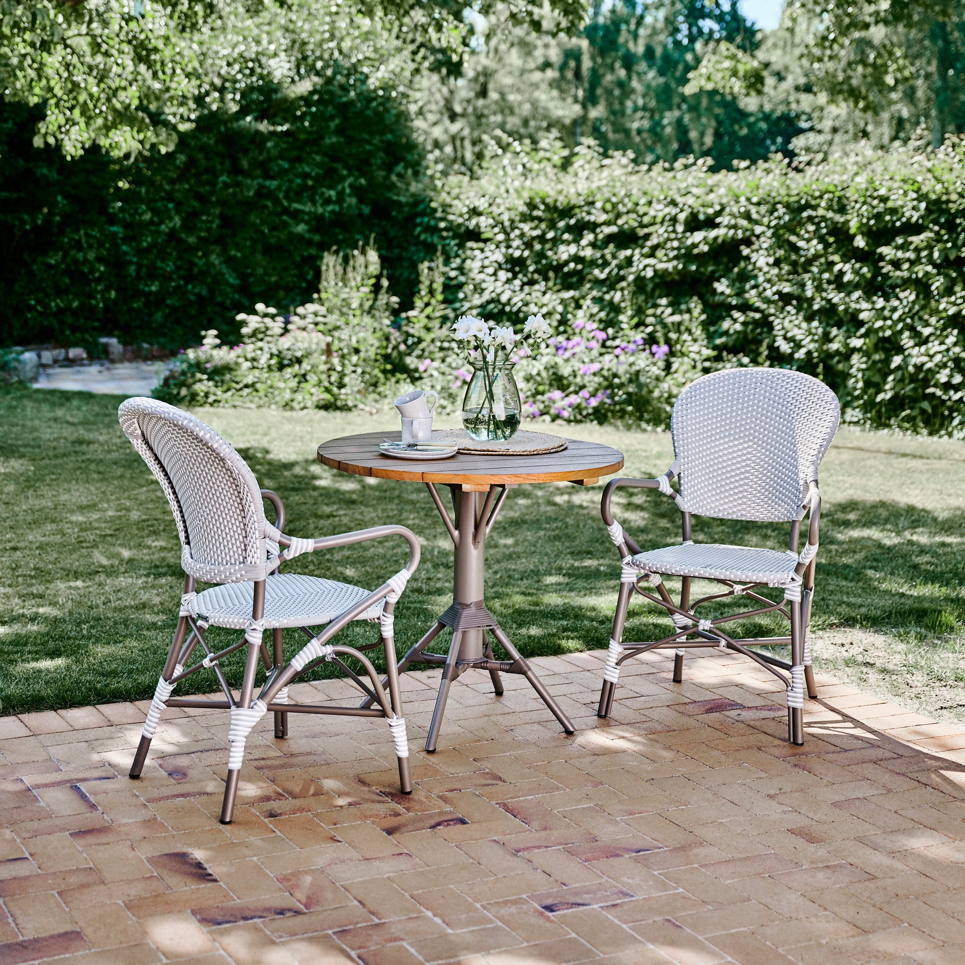 Isabell Outdoor Bistro Arm Chair by Sika Design - view 6