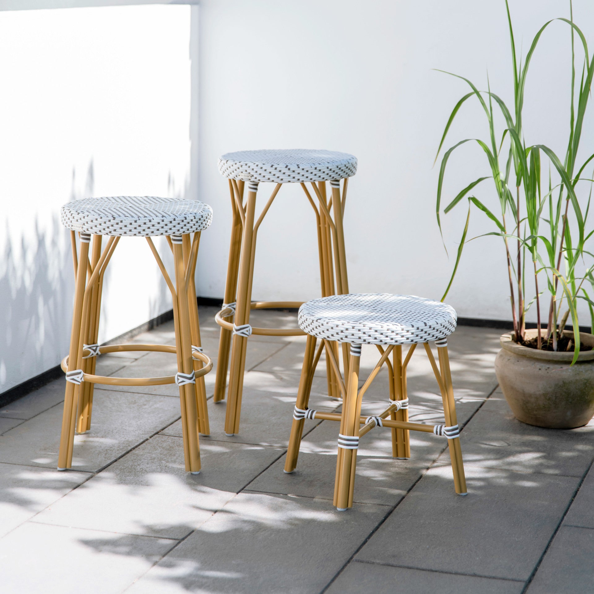 Simone Exterior Counter Stool by Sika Design - view 2