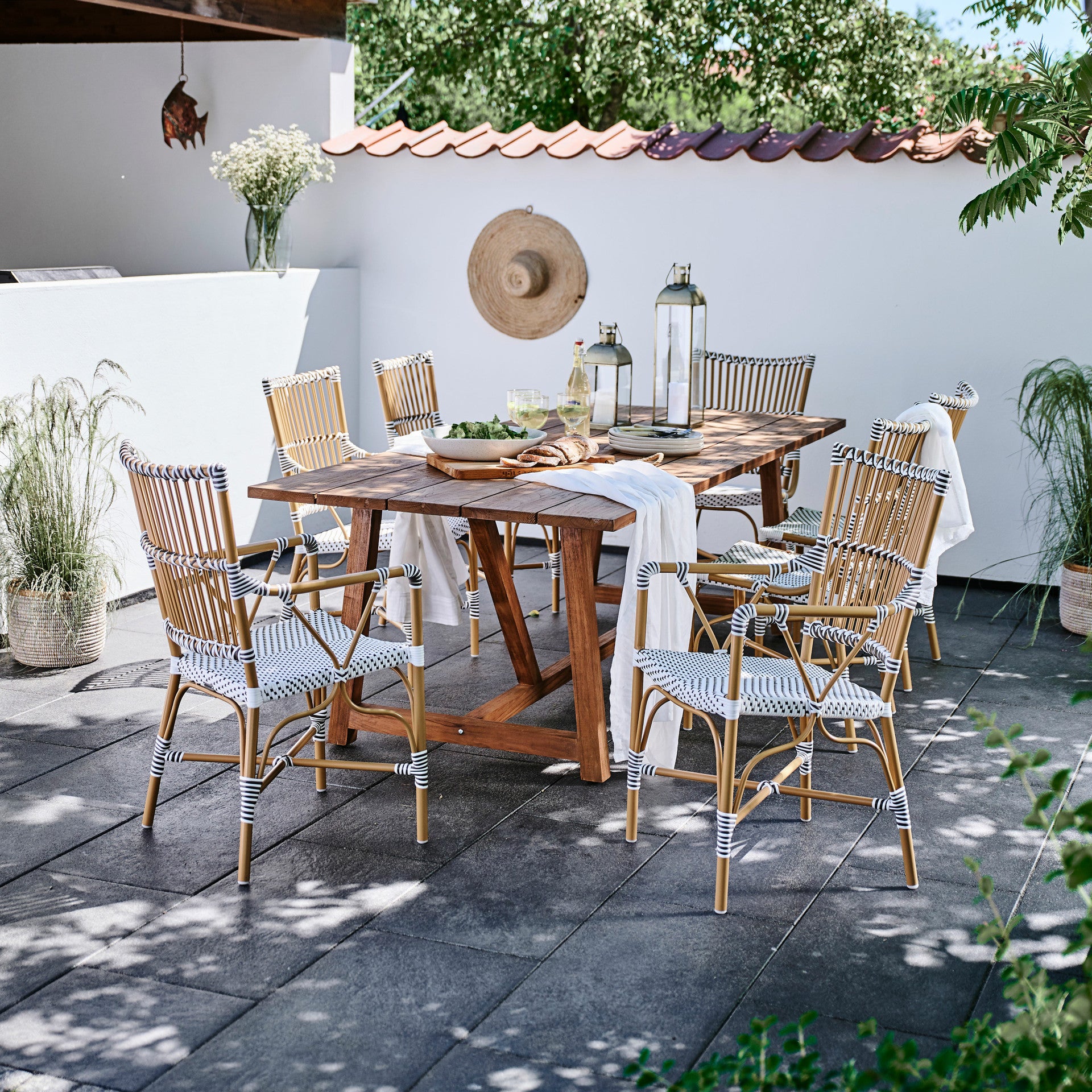 Monique Arm Chair AluRattan by Sika Design - view 12