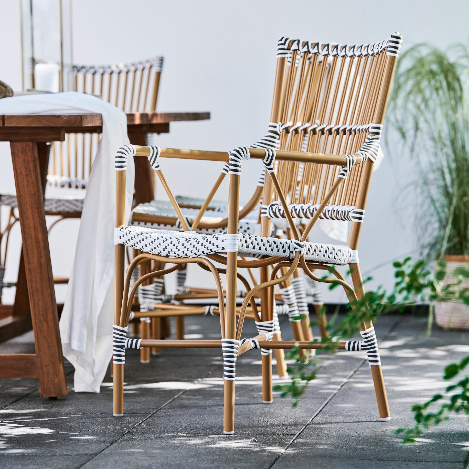 Monique Arm Chair AluRattan by Sika Design - view 2