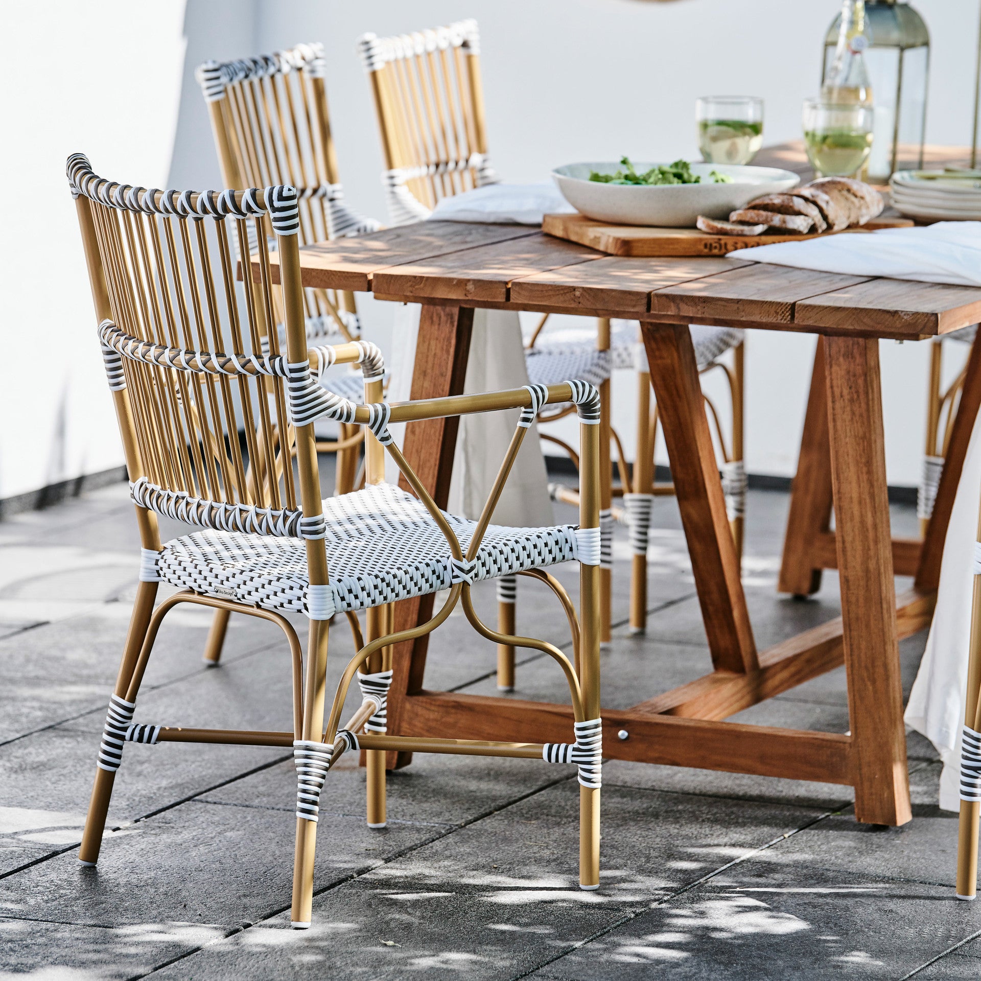 Monique Arm Chair AluRattan by Sika Design - view 10