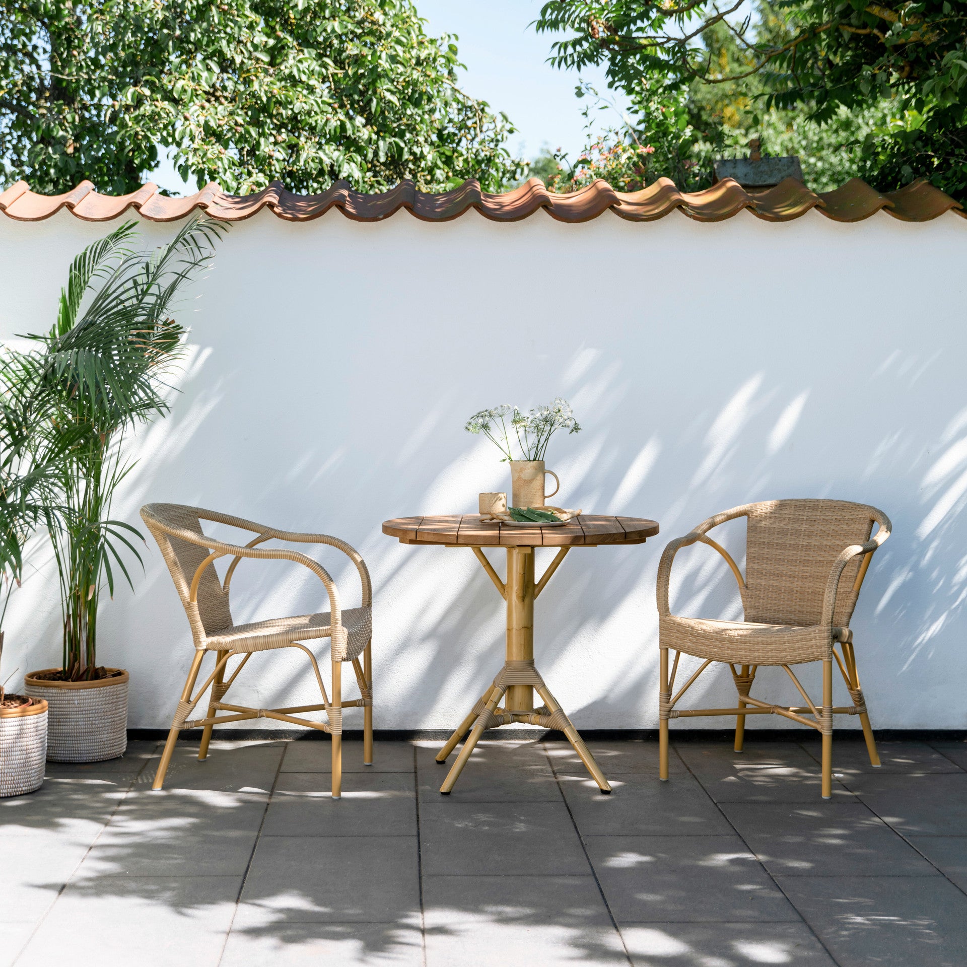 Madeleine Outdoor Bistro Arm Chair by Sika Design - view 2