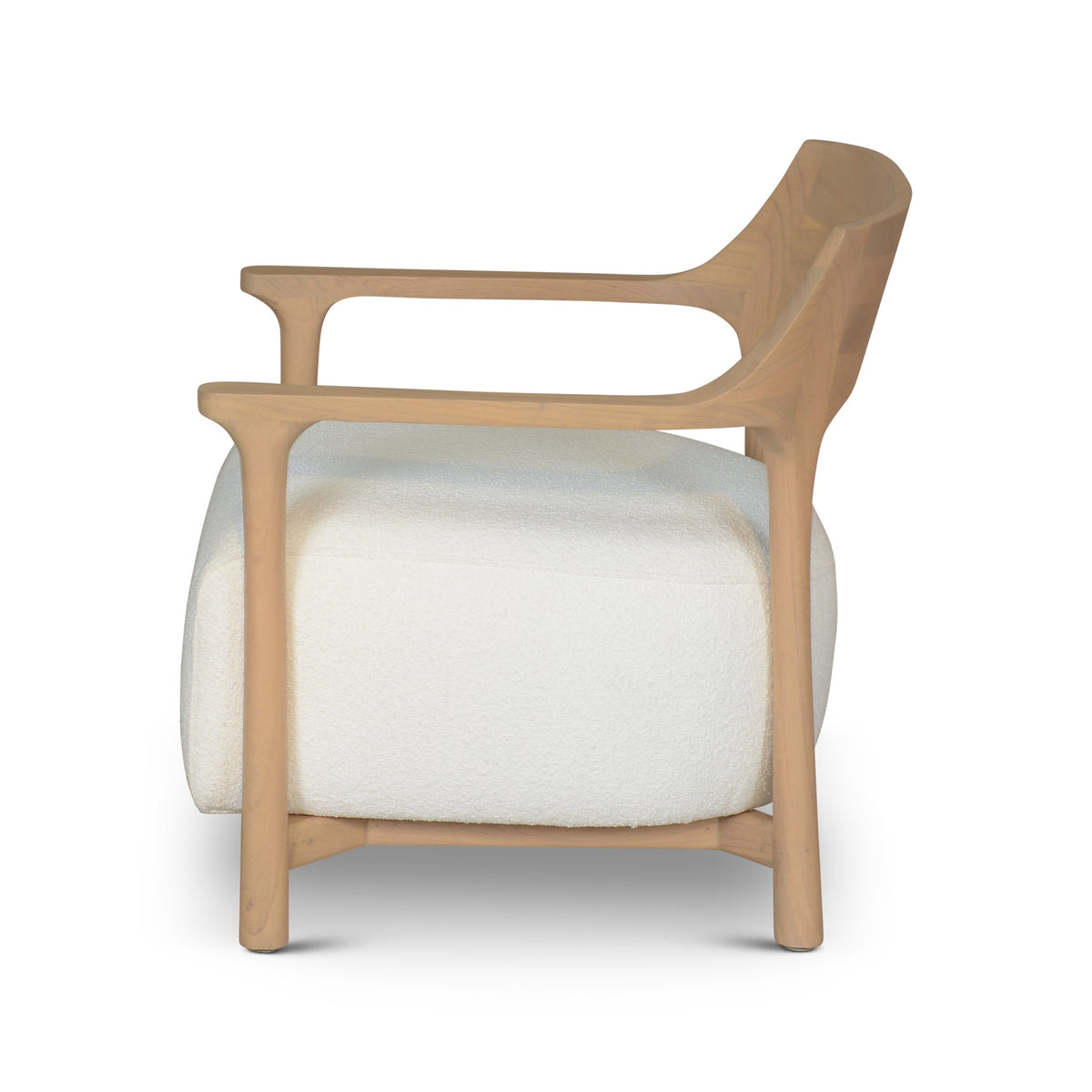 Betsy Accent Chair Natural, Iverness White by Urbia - detail 3