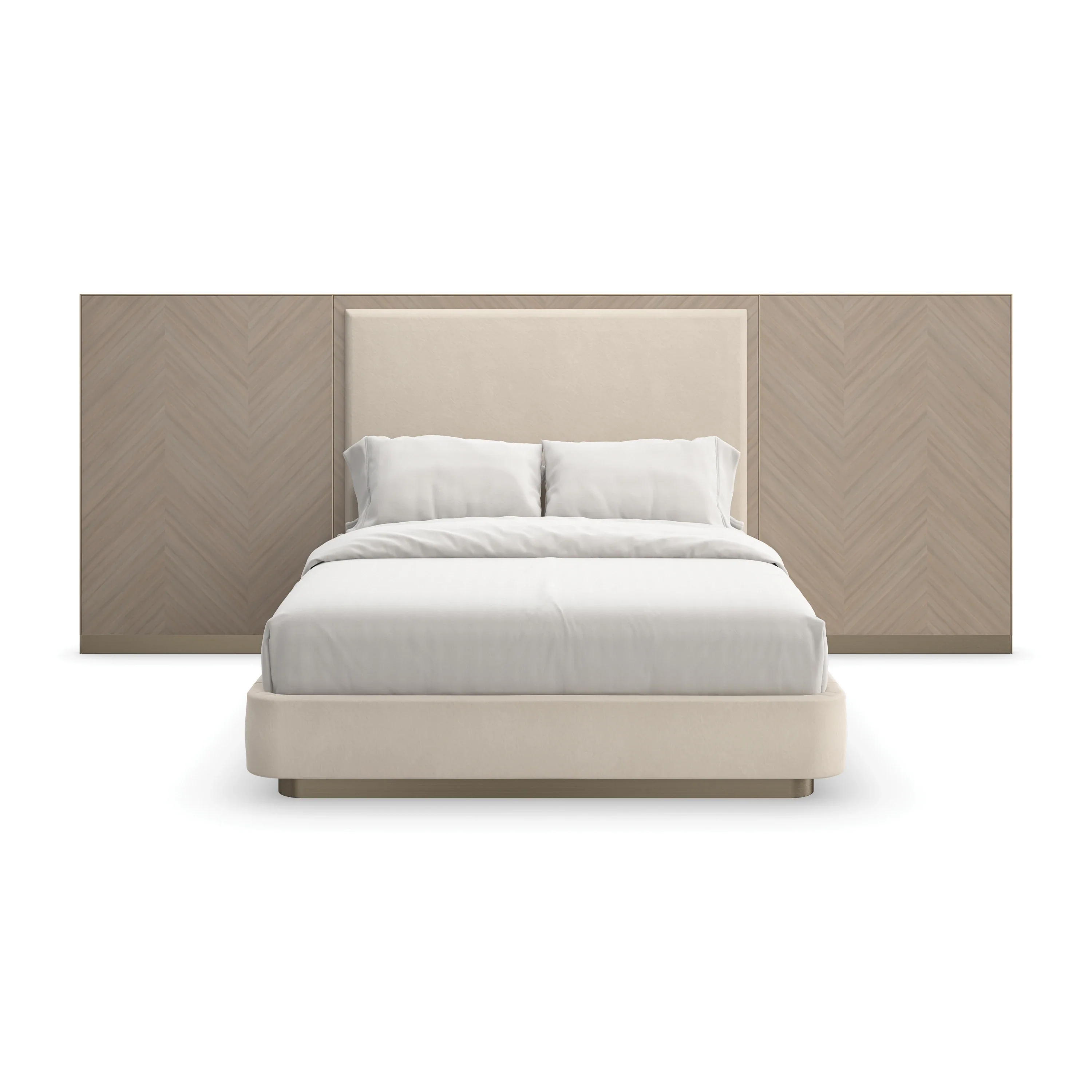 Anthology Bed Ivory Crackle by Caracole