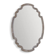 Ludovica Natural Wood Mirror - Ivory