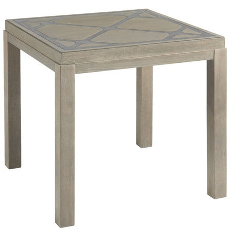Griffin Rustic Grey Square End Table