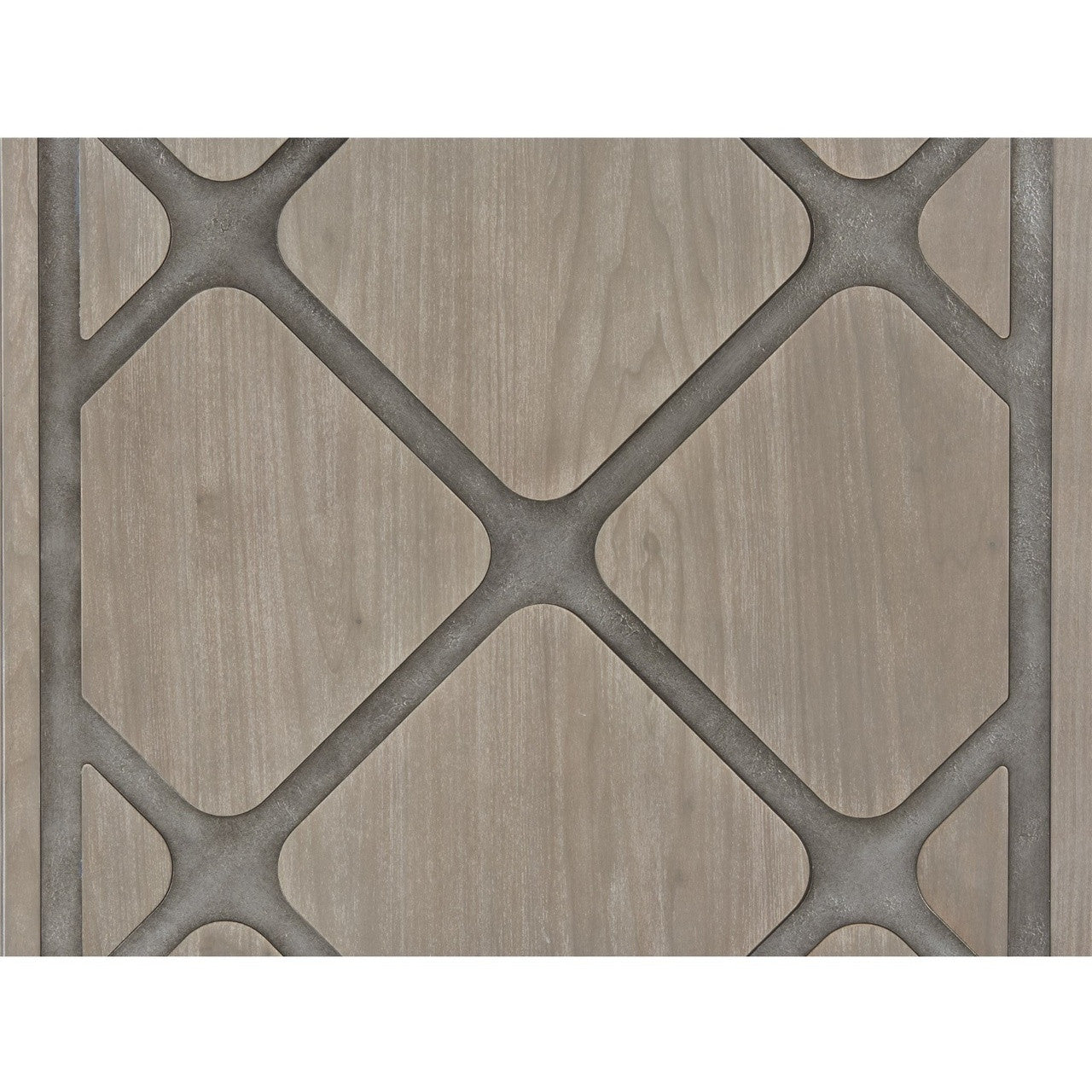 Universal Curated Griffin End Table with Diamond Patterned Top