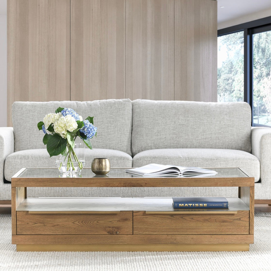 Fallbrook 4-Drawer Coffee Table 58"