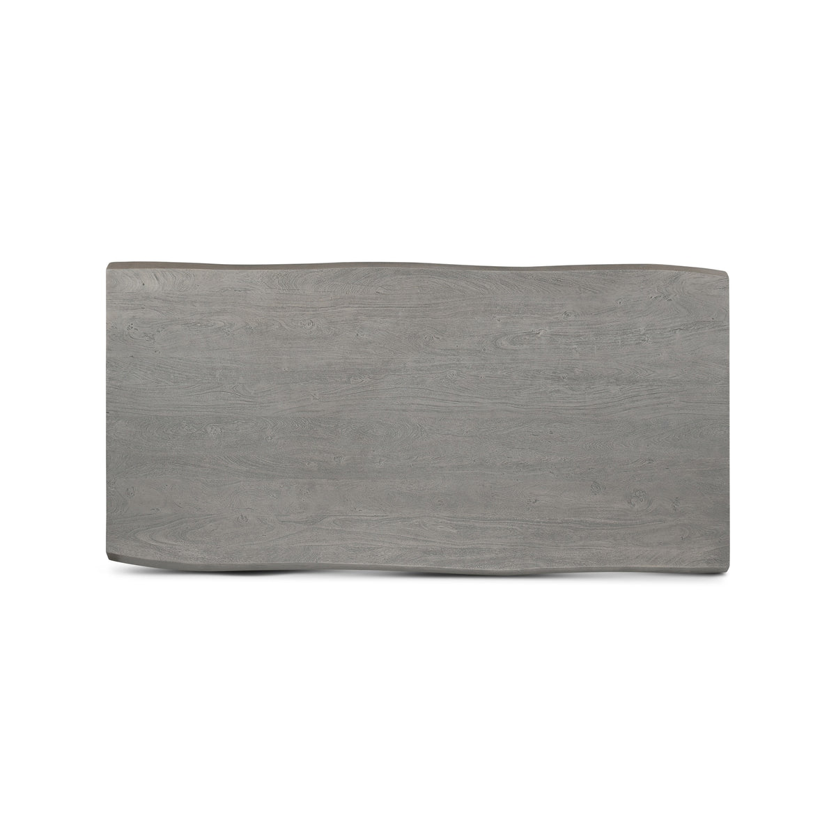 Brooks Dining Table U Base 40" x 79" Sandblasted Grey Top - Pewter Base by Urbia - detail 4