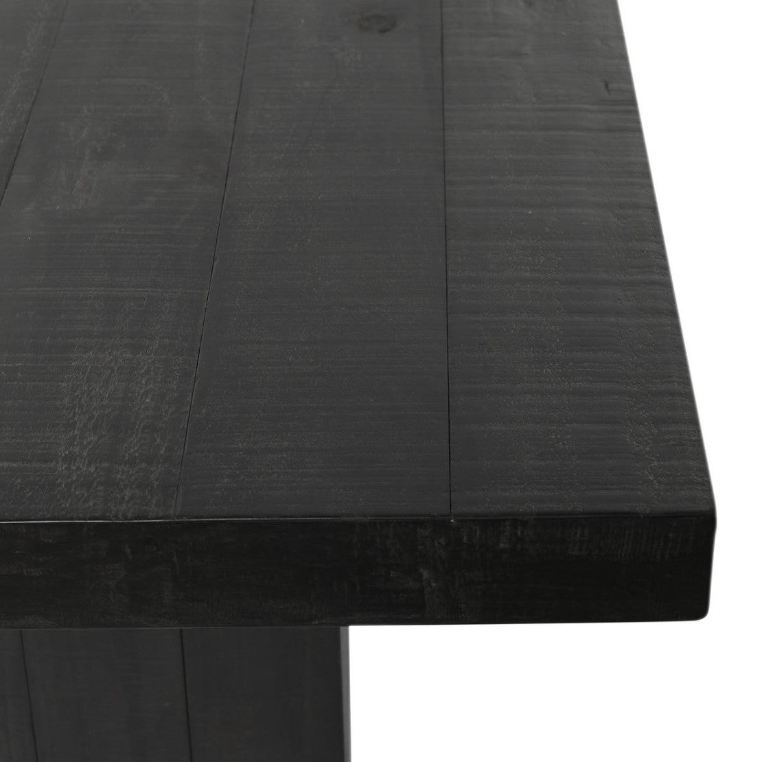 Lynx Reclaimed Wood Dining Table 94" in Carbon Black