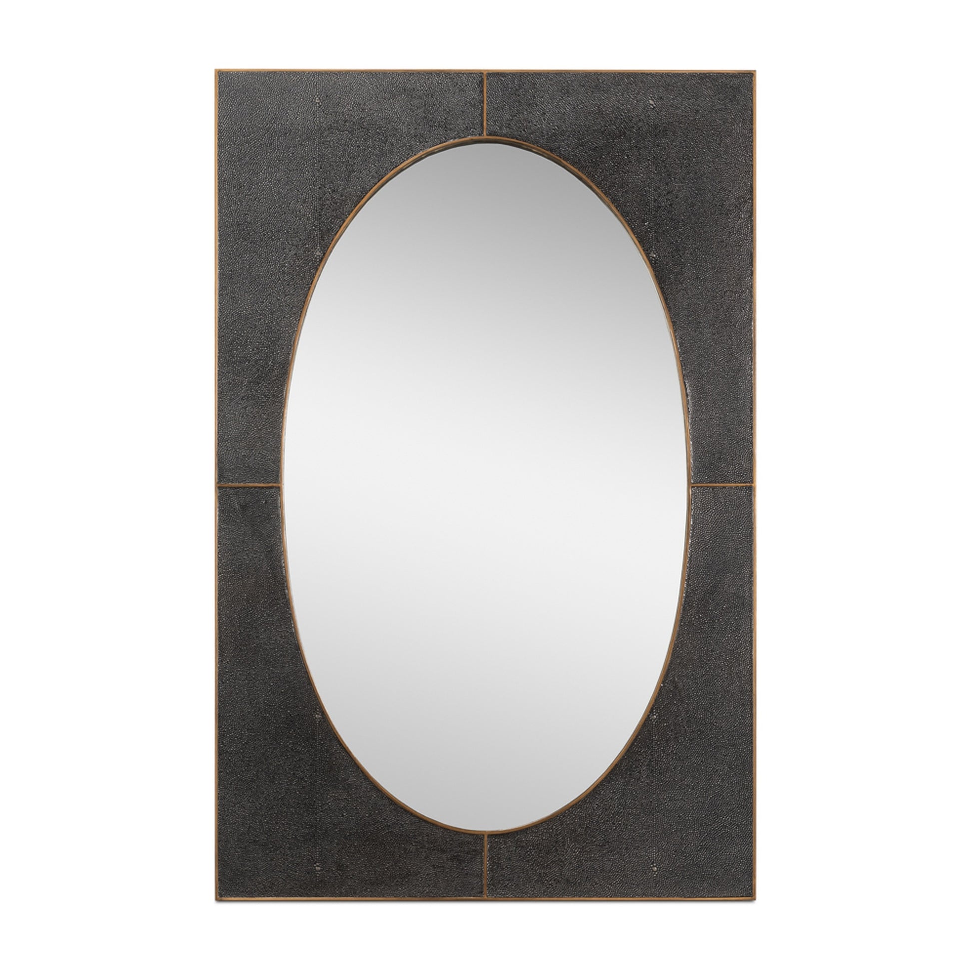 Francis Mirror,Shagreen,Antique Grey by Sarreid Ltd