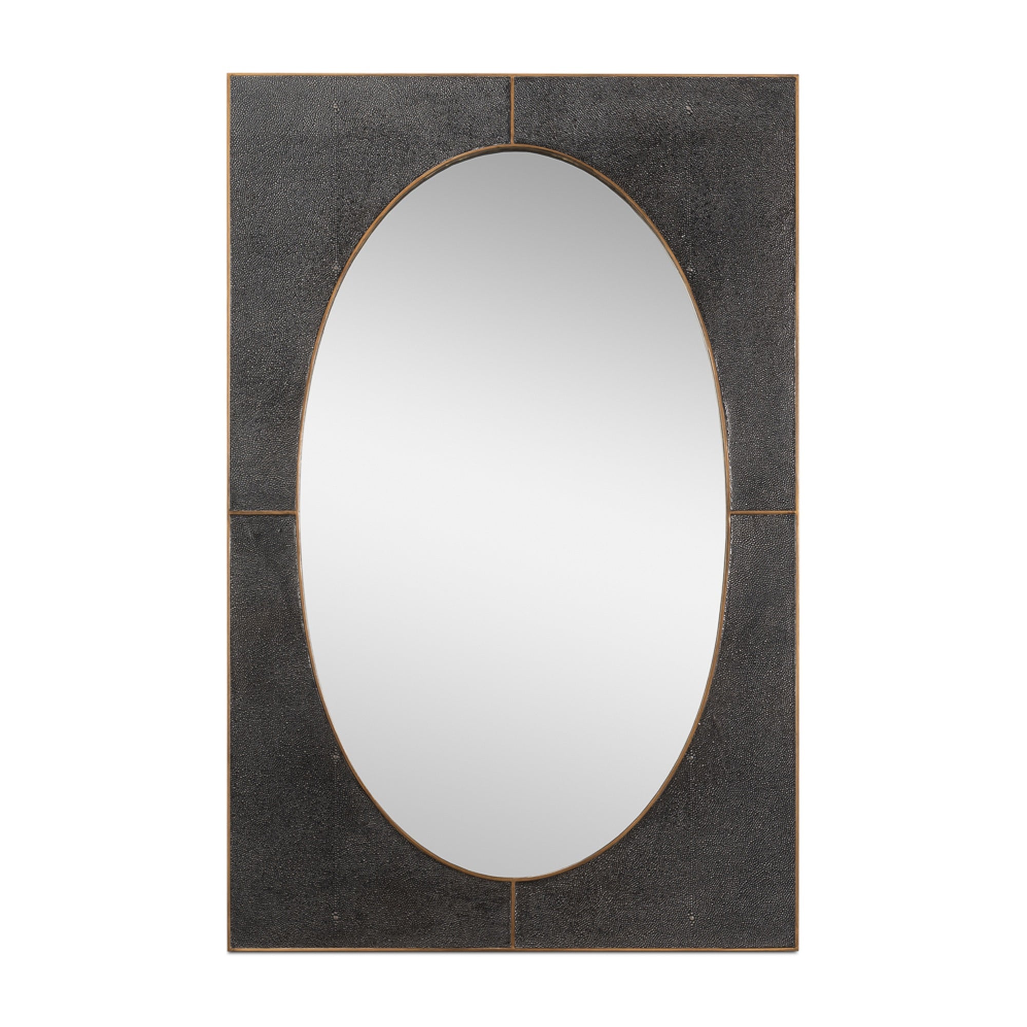 Francis Mirror,Shagreen,Antique Grey by Sarreid Ltd