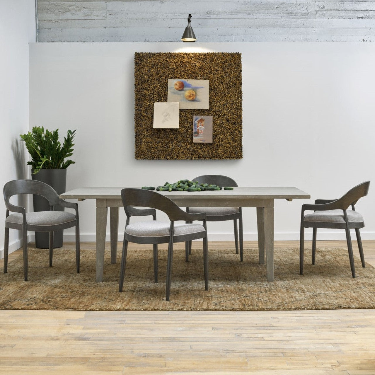 Belmont Upholstered Curved Back Dining Chair