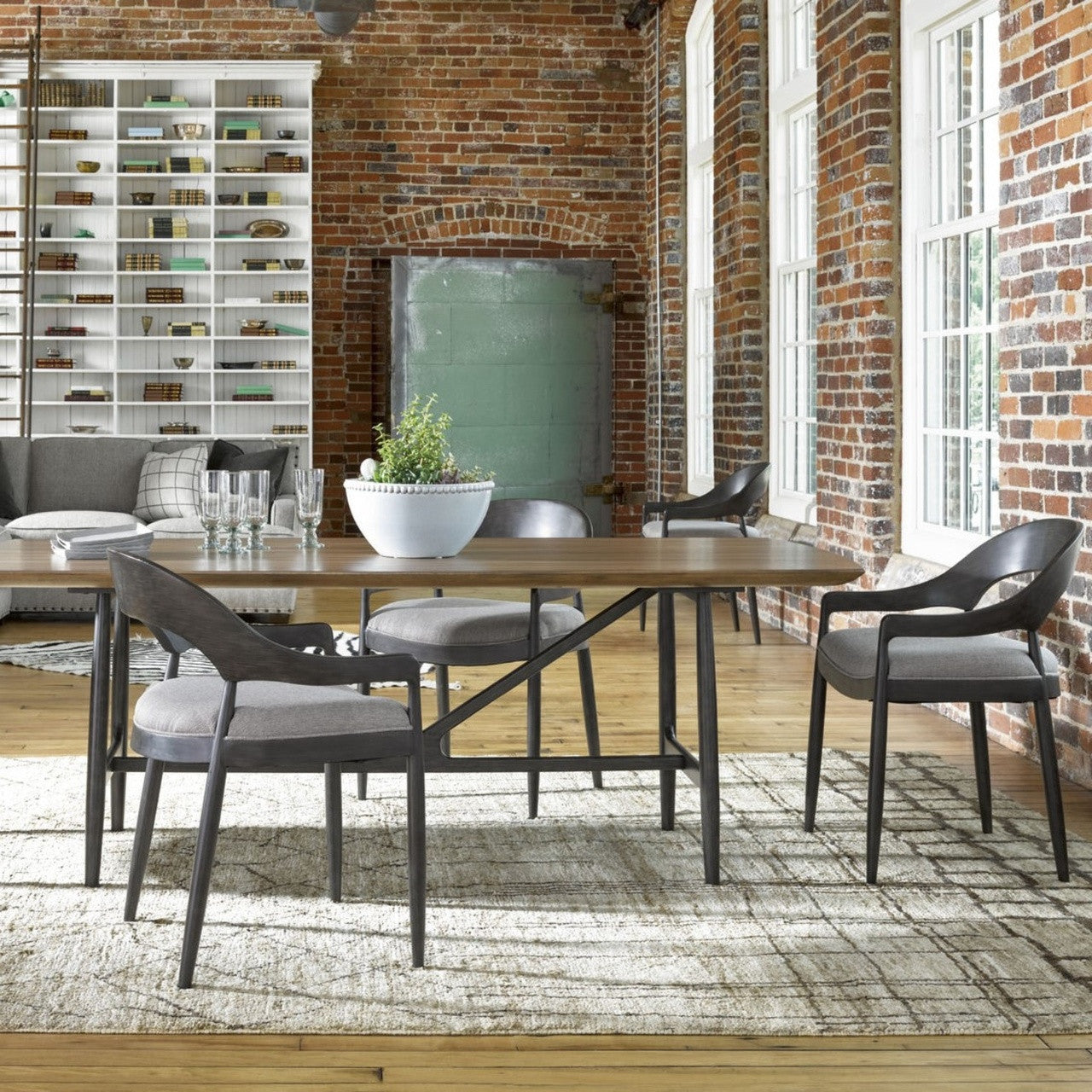 Belmont Upholstered Curved Back Dining Chair