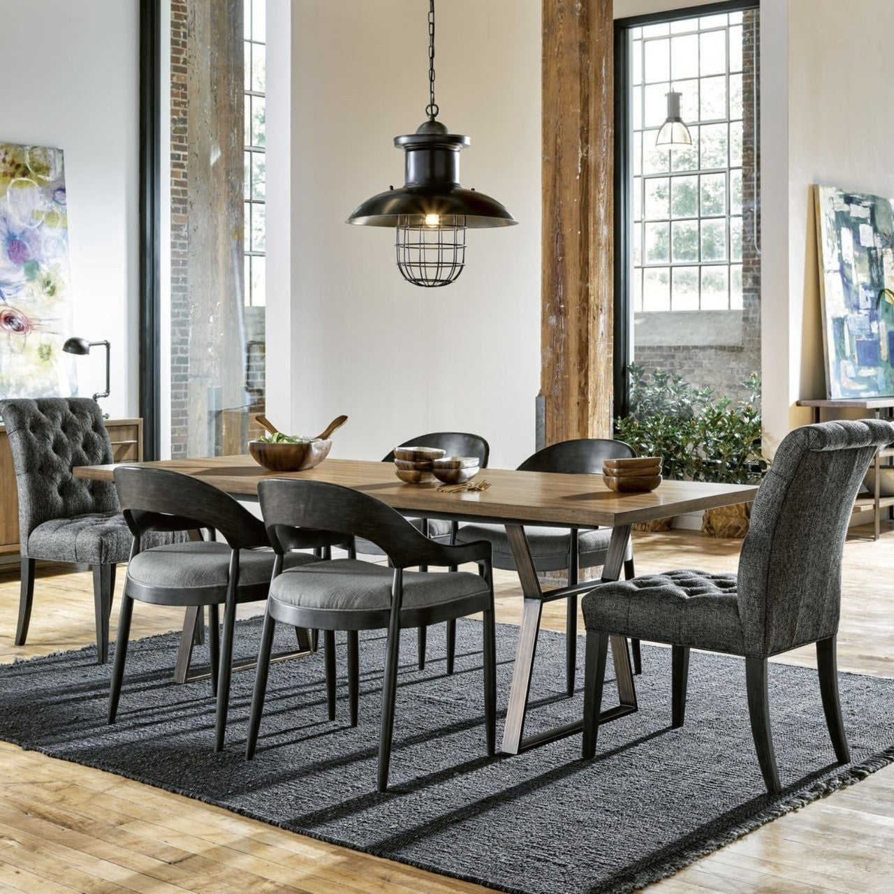 Belmont Upholstered Curved Back Dining Chair