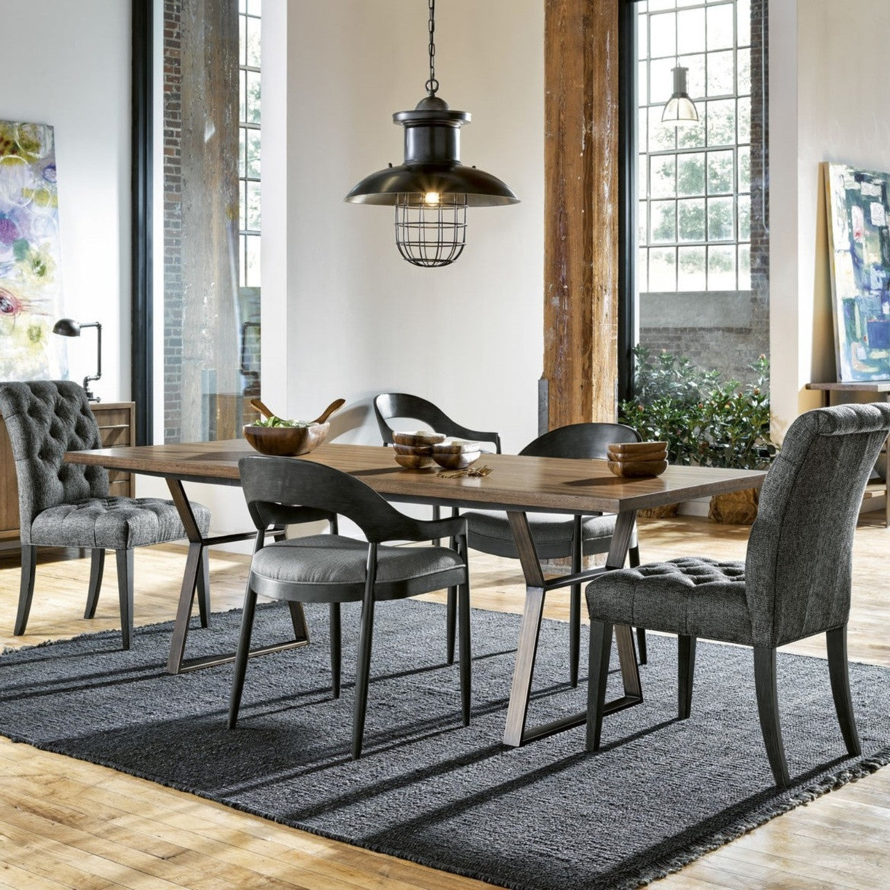 Belmont Upholstered Curved Back Dining Chair