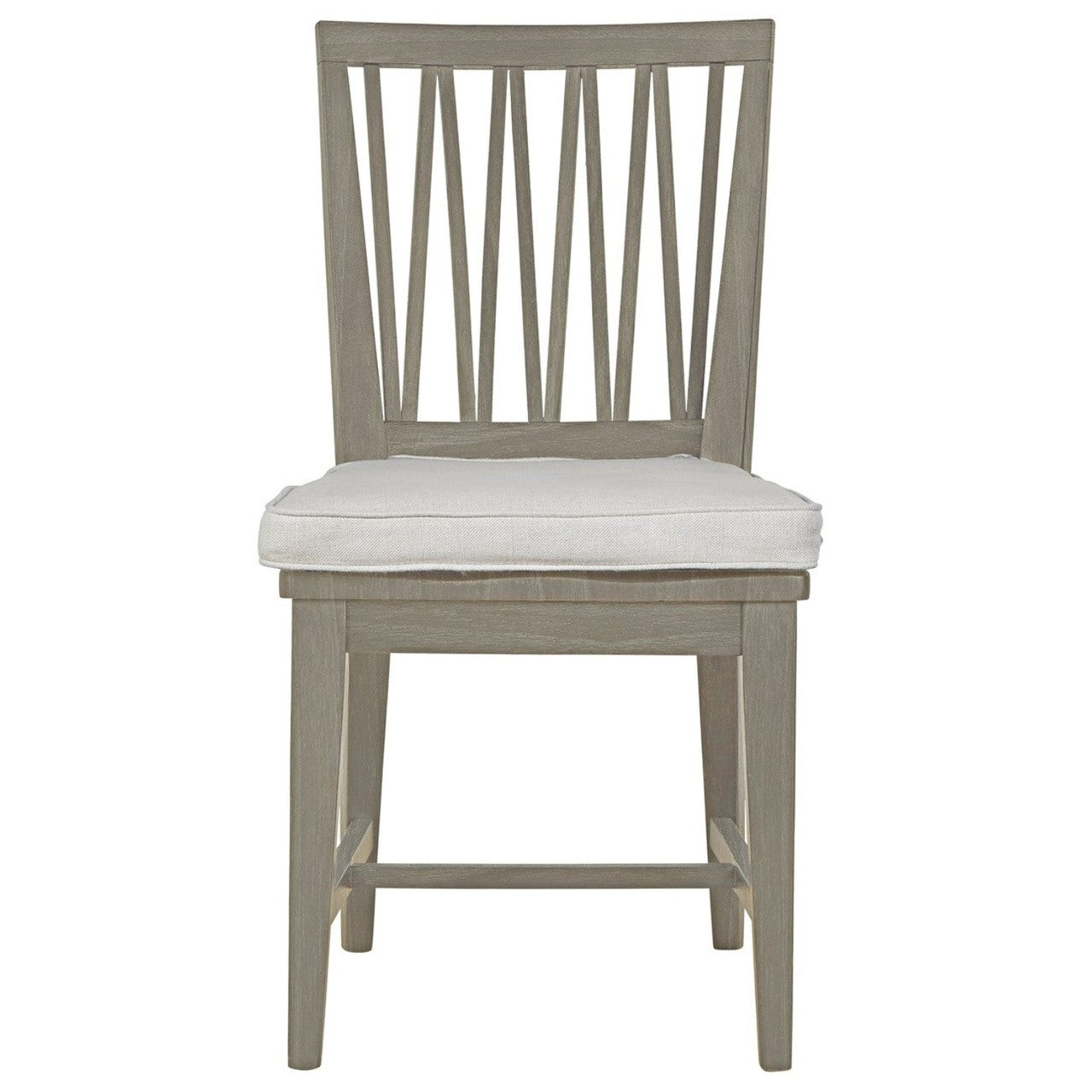 Nile Grey Wood Dining Side Chair with Cushion