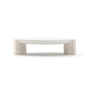 Overlap Round Cocktail Table 48" by Caracole