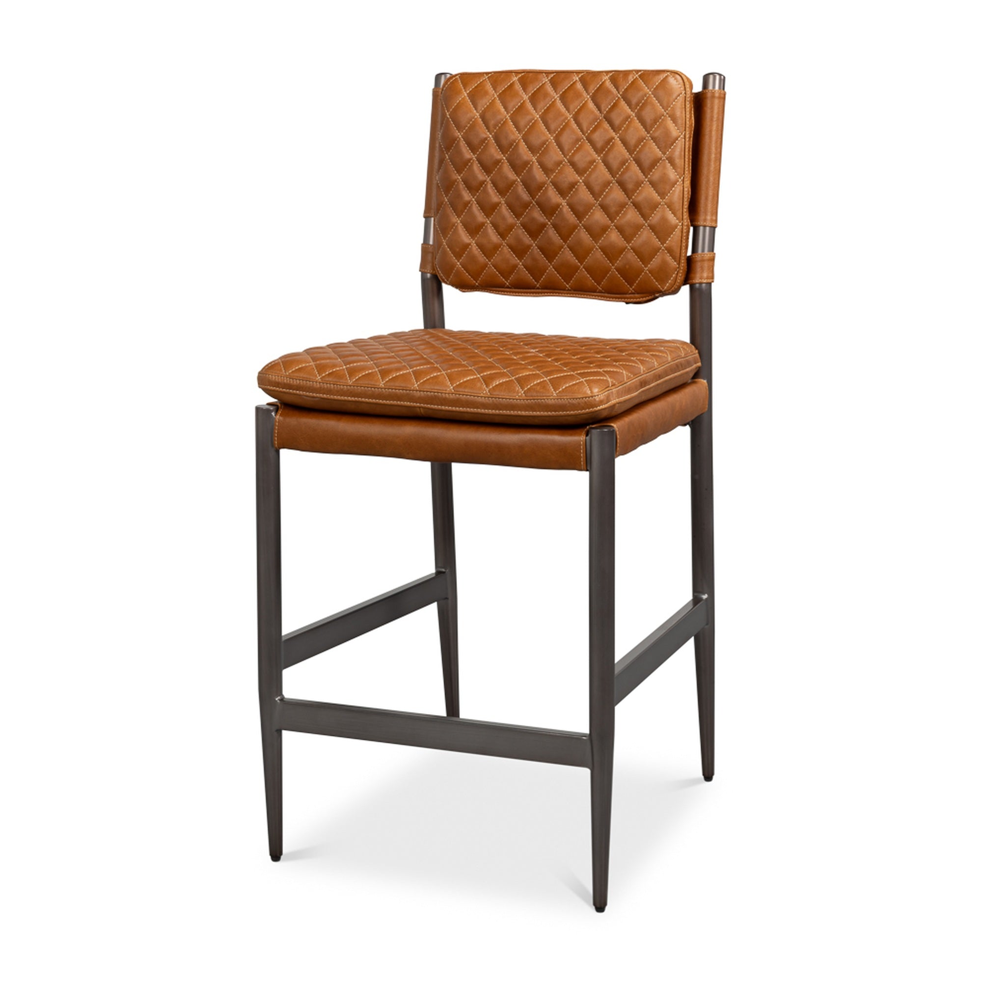 Harley Counter Stool, Quilted by Sarreid Ltd