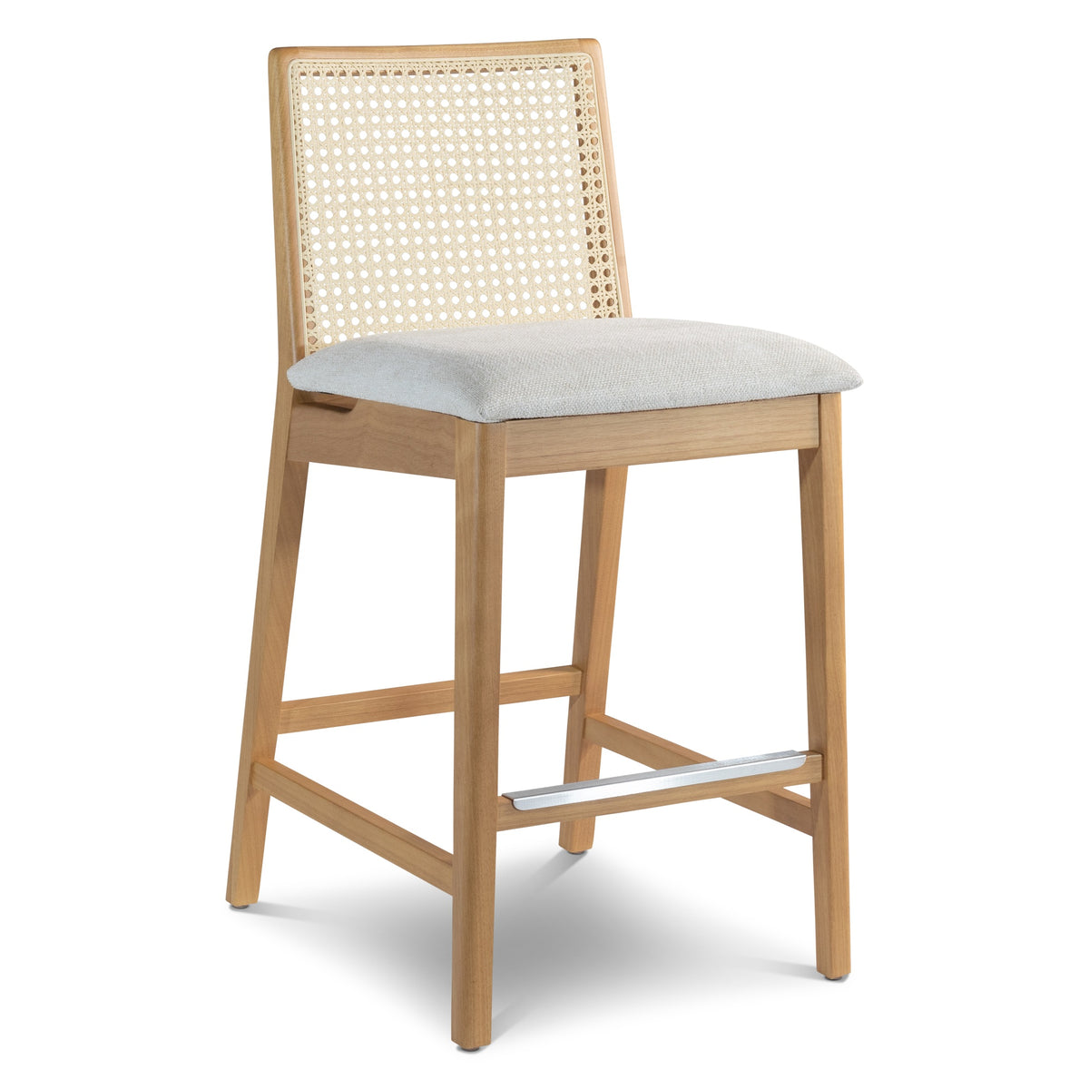 Nardia Cane Counter Stool Damasco, Harvest Natural, Counter Height by Urbia - detail 3