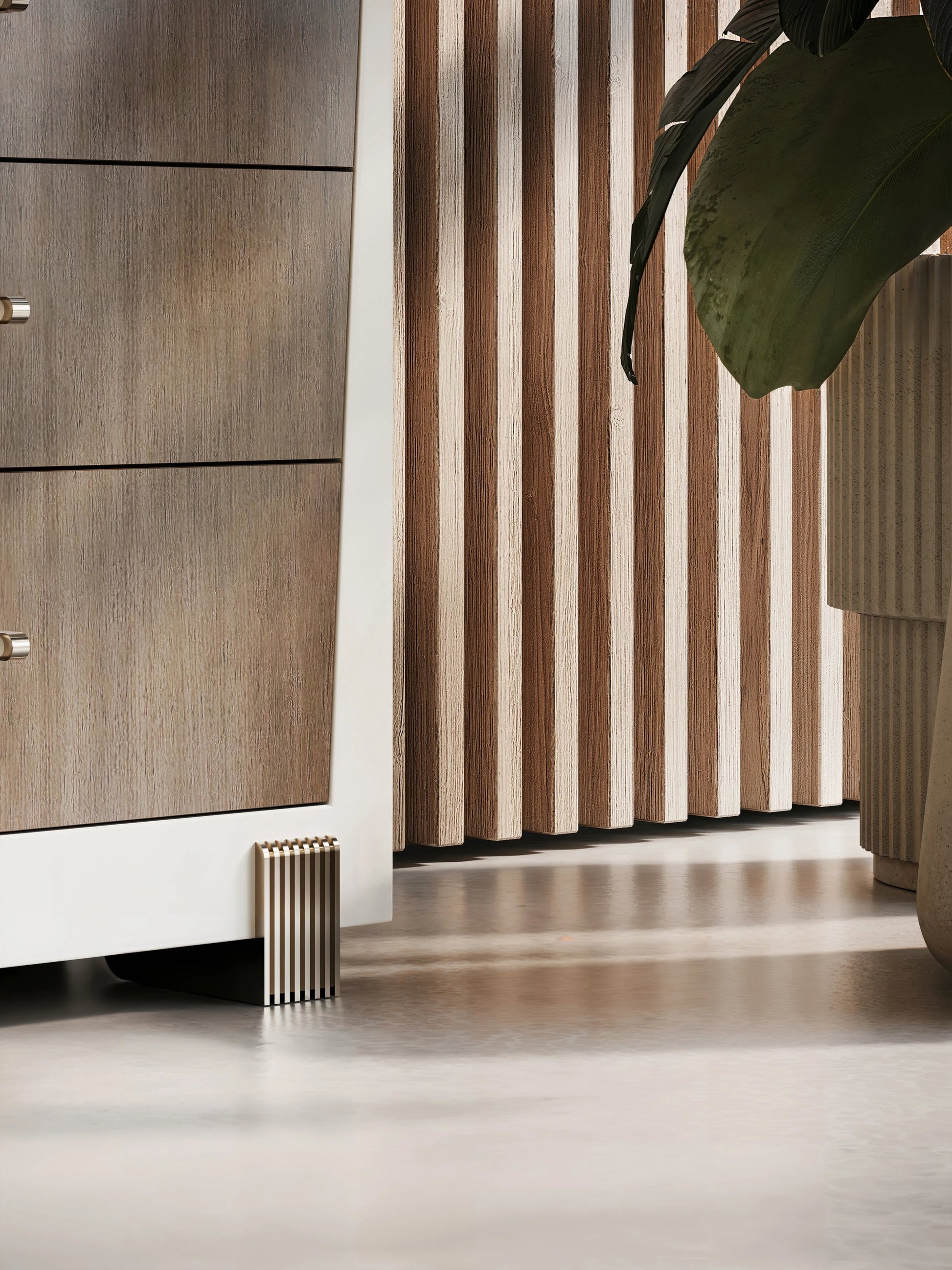 Counter Balance Dresser Brushed Gold 68" by Caracole - view 5